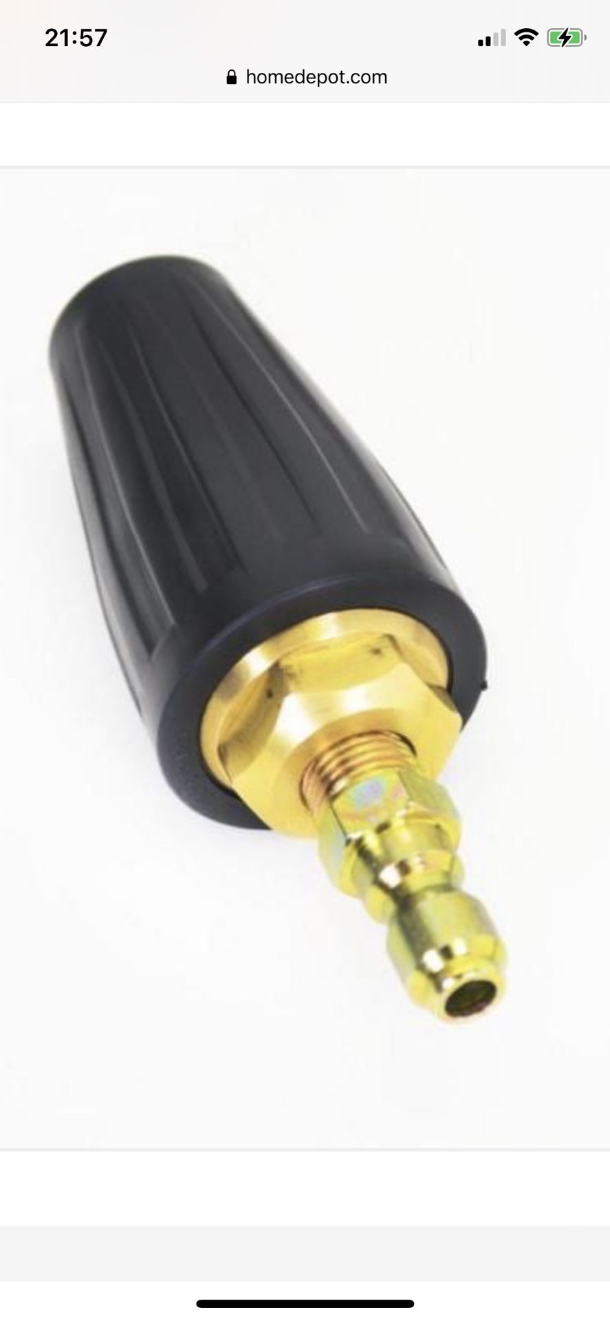Dewalt Pressure Washer Turbo Nozzle 