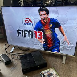 Xbox 360, Chair and 43” Atyme TV