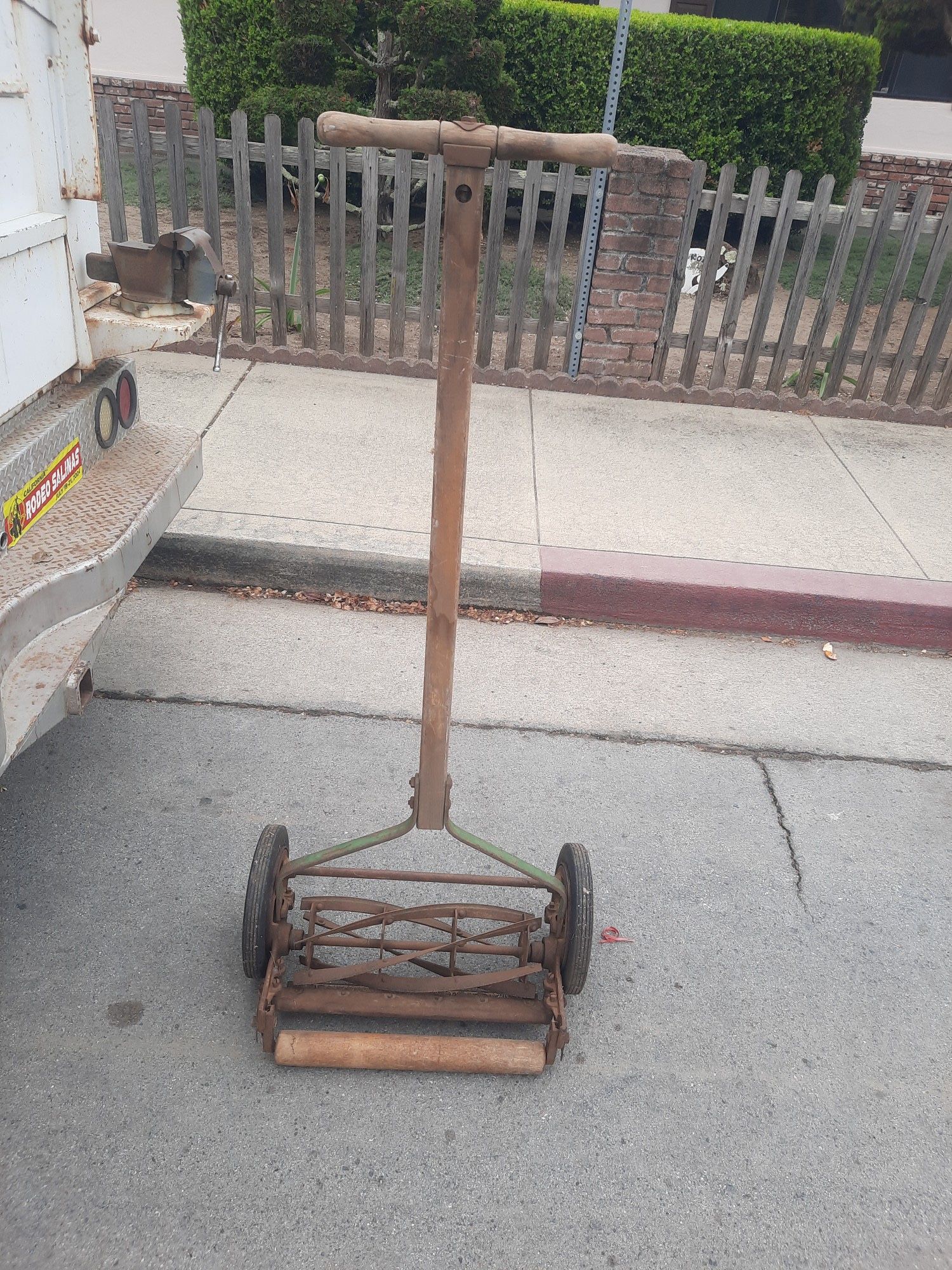 Antique Lawn Pusher