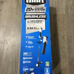 Hart 20V Volt 13" Cordless String Trimmer & Leaf Blower 2 Tool Combo  W Battery 