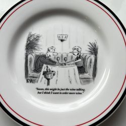 Whimsical Wine & Cheese Themed Plates