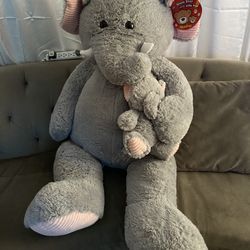 Elefante De Peluche Gigante Nuevo Listo Para 14 De Febrero