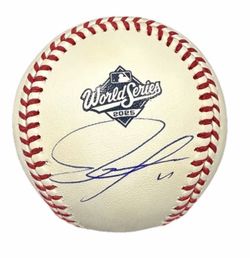 Roki Sasaki Dodgers Signed Autographed 2025 World Series Baseball Fanatics