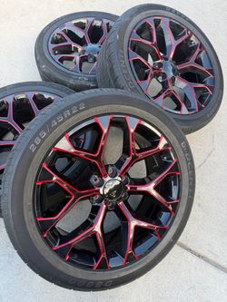 GMC/Chevy 22” wheels 6Lug