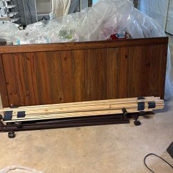 King Size Bed Frame And Head Board