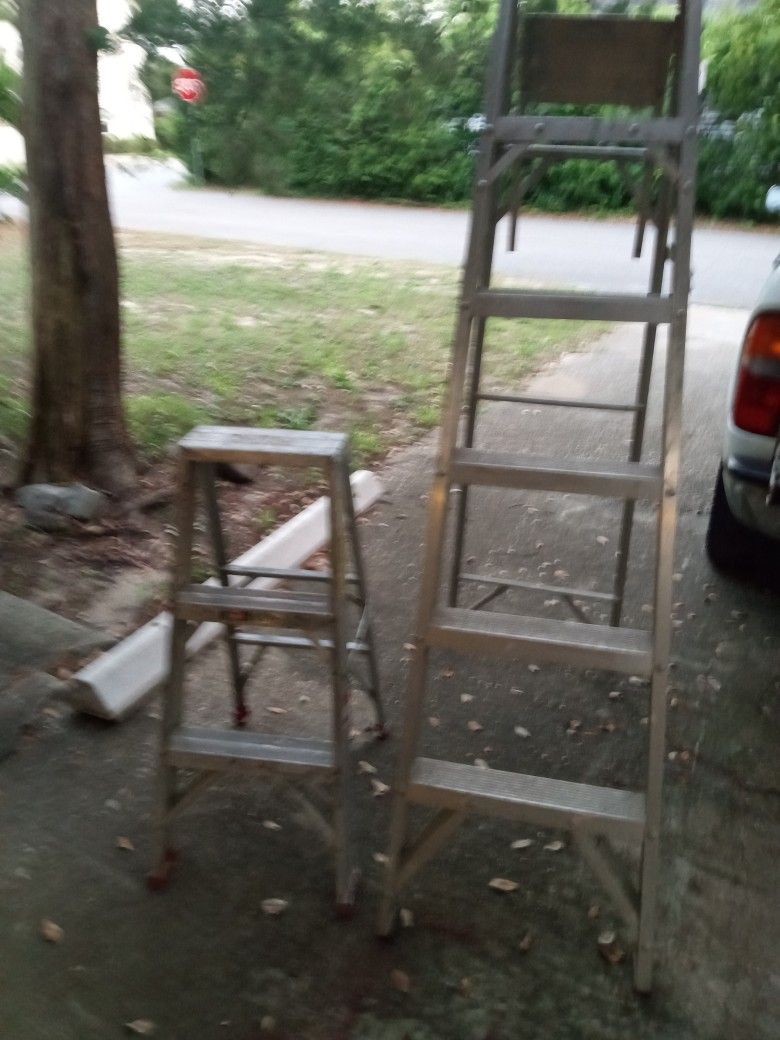 STEP LADDERS (2) 6ft & SMALL OR 3ft
