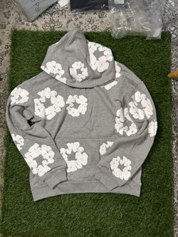 Gray Denim Tear Hoodie Medium And Large 