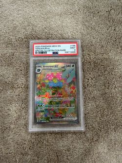 2023 POKEMON MEW EN-151 #198 VENUSAUR EX SPECIAL ILLUSTRATION RARE PSA 9