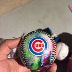 Baseball Balls And Gloves Right Hand