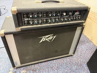 Peavey 4 channel power mixer/amp and speaker