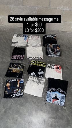 Cologne, hair wraps, and tshirts