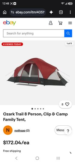 Tents and camping gear