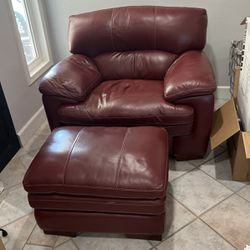 Oversized Chair And Ottoman 