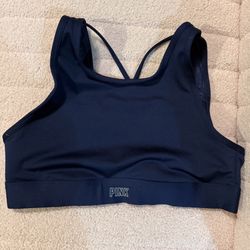 Pink Blue Sports Bra