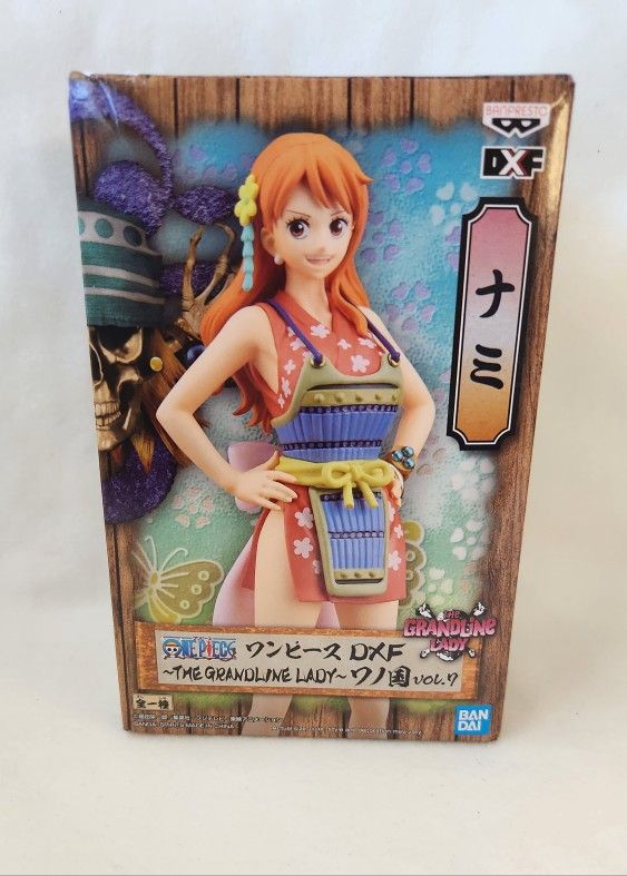 One Piece Nami DXF The Grandline Lady Wano Country Vol 7 Anime Figure Statue