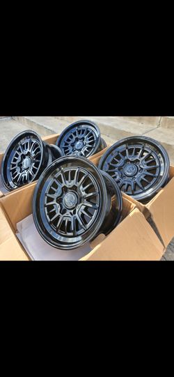 17" Black Rhino rims 17x8.5 -10mm offset