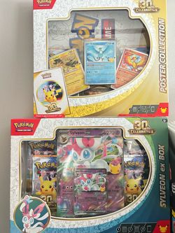 Pokemon 30th ex box & poster collection