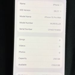 IPHONE 15 PRO MAX BLACK