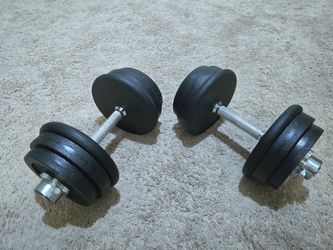 Juego de Mancuernas de 90 lbs