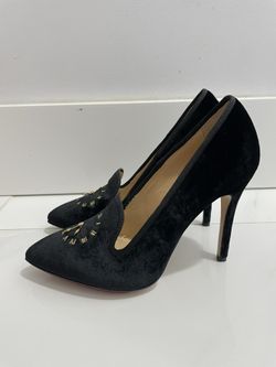 Charlotte Olympia 36.5 velvet black