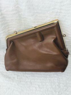 Classic Brown clutch/crossbody bag