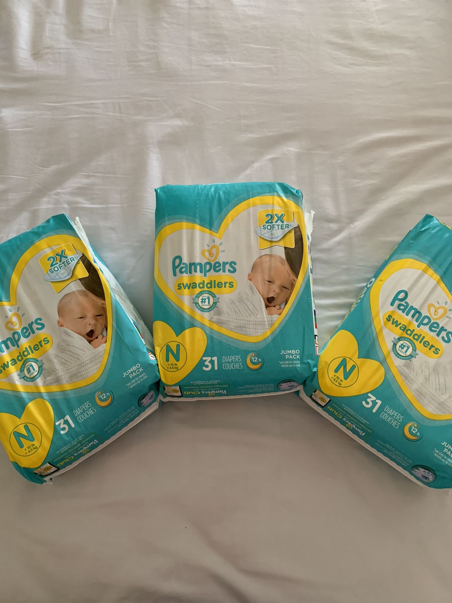 Newborn Pampers Swaddlers