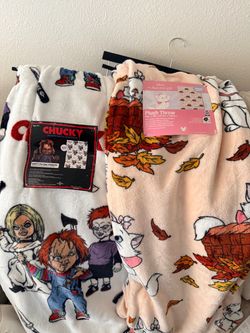 Chucky and Disney Aristocats Plush Throw Blankets