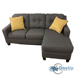Gray Ashley Furniture Sectional Couch Sofa **Free Delivery**