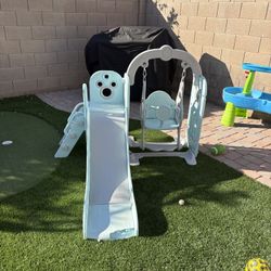 Slide And Swing Playground 