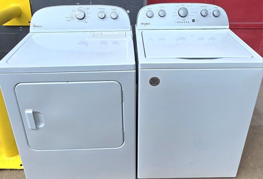 Whirlpool Washer & Dryer 
(Both Works Great)
Comes w/Warranty 
Delivery Available 