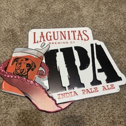 Lagunitas IPA Beer Tin Sign 