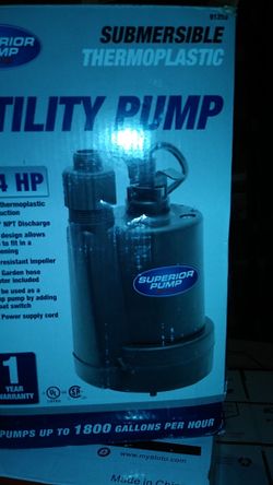 Superior pump 1/4 new
