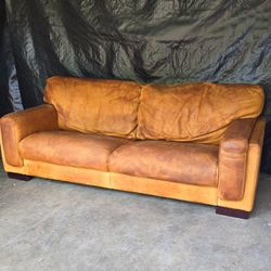 Unique Genuine Leather MCM Sofa 