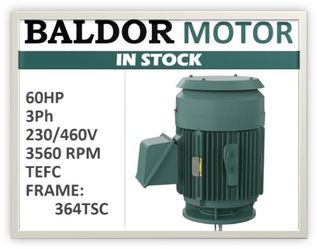 Baldor 60HP 3-Phase Vertical Motor