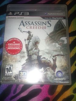 Ps3 Assassin's Creed 3