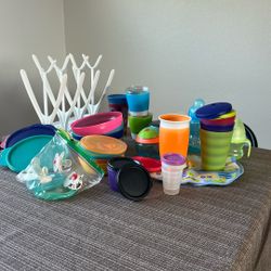 Cups , Plates, Drying Bottle rack