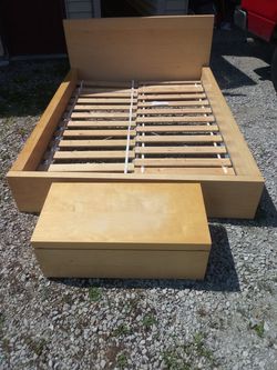 Ikea Full Platform Bed With Storage Drawer