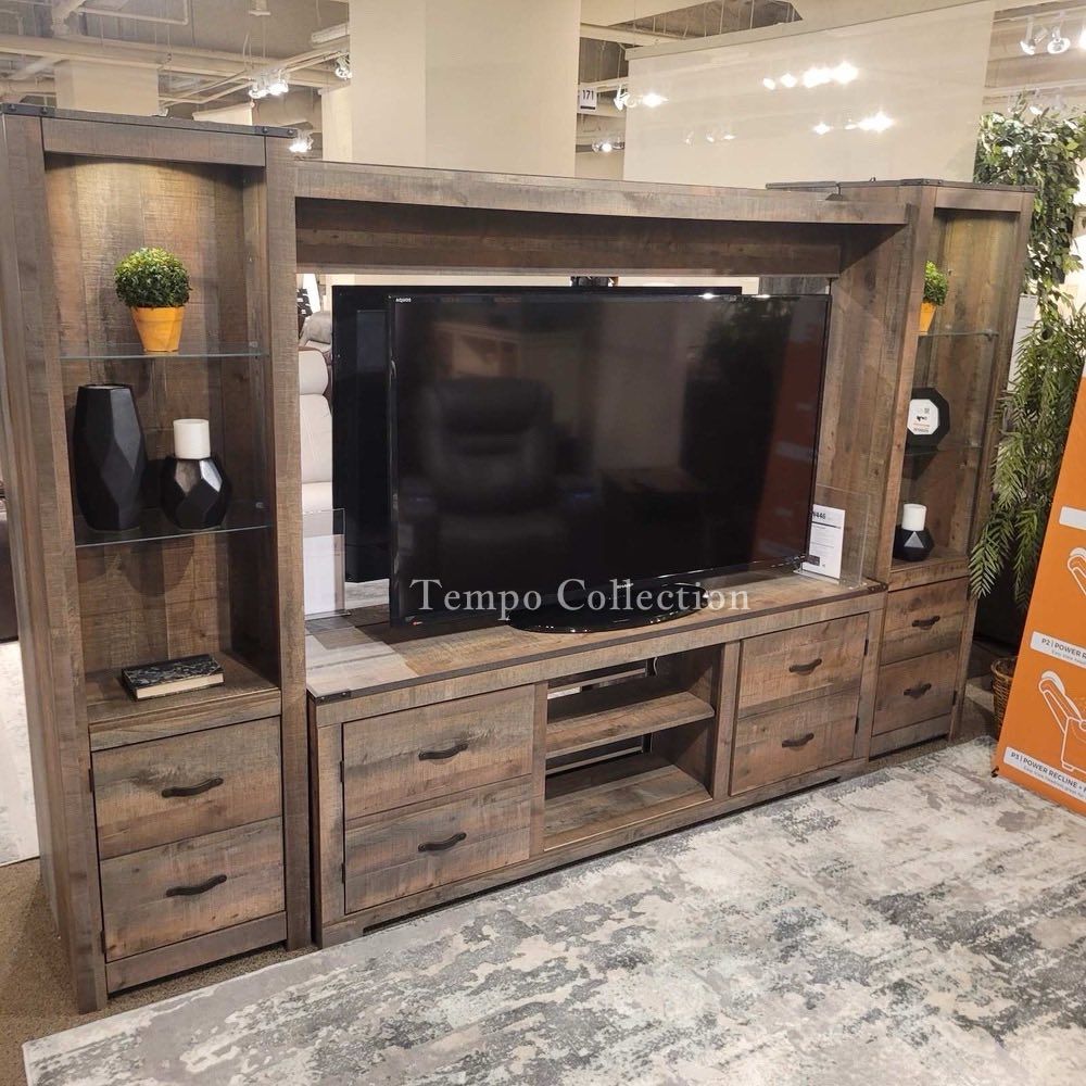 Entertainment Center, TV Stand TV Console Display Cabinet