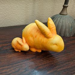 Home Grown by Enesco #(contact info removed) Carrot Rabbits Figurine Collectible Vintage 200