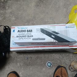 New. 16 Inch.  Bluetooth  Sound Bar. W/ 4hr.batt.