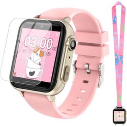 BRAND NEW Kids Smart Watch with Screen Protector, 30+ Games, 140 Learning Cards, HD Touch Screen, Camera, Music, Pedometer