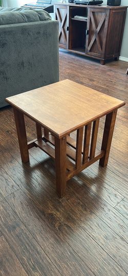 Wood side table / nightstand