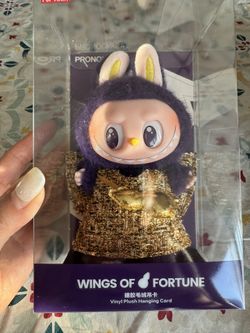 LABUBU × PRONOUNCE - WINGS OF FORTUNE Vinyl Plush Hanging Card