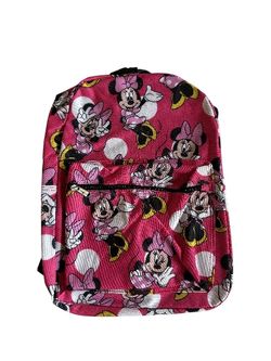 Disney Minnie Mouse Pink- 16” Large Kid’s Backpack