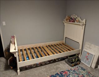 Stanley furniture wooden twin bed