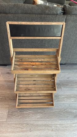 Wooden fruit stand
