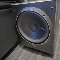 2 Custom powered 12 inch subs