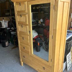 American Signature Maplewood Side By Side  Armoire Read Below ⬇️ ITS AVAILABLE 