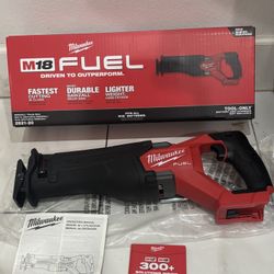 Milwaukee M18 FUEL GEN-2 18V Lithium-Ion Brushless Cordless SAWZALL Reciprocating Saw (Tool-Only)