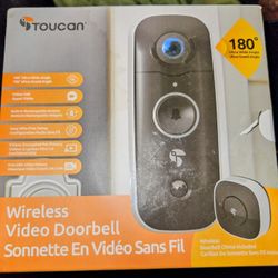 Toucan Doorbell And 3 Wireless Indoor/Outdoor Cameraa